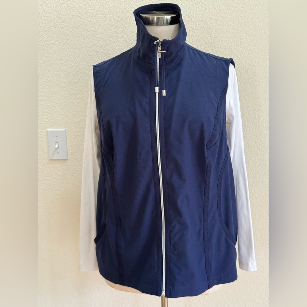 Chico’s Women's Navy Vest size 20 (Chicos size 4) - Picture 6 of 13